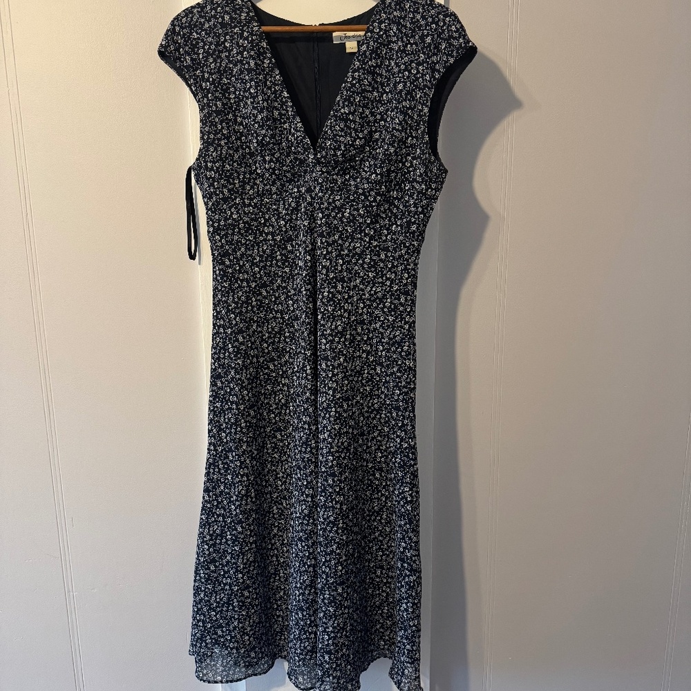 Blue Floral Dress